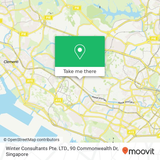 Winter Consultants Pte. LTD., 90 Commonwealth Dr地图