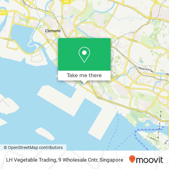 LH Vegetable Trading, 9 Wholesale Cntr map