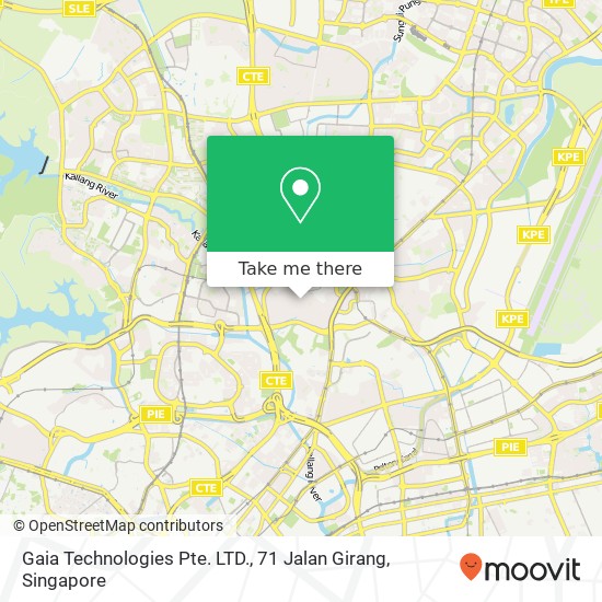 Gaia Technologies Pte. LTD., 71 Jalan Girang地图