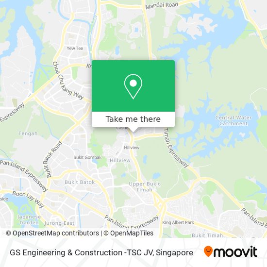 GS Engineering & Construction -TSC JV map