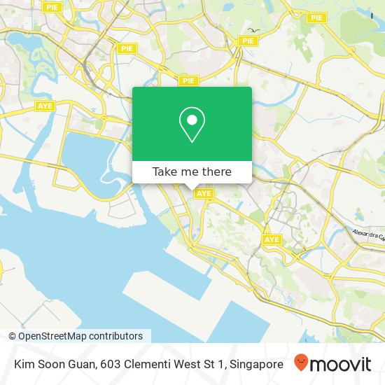 Kim Soon Guan, 603 Clementi West St 1 map