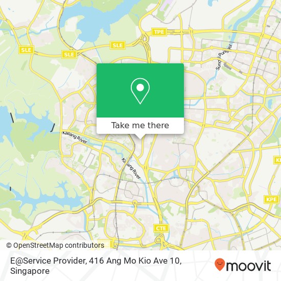 E@Service Provider, 416 Ang Mo Kio Ave 10地图