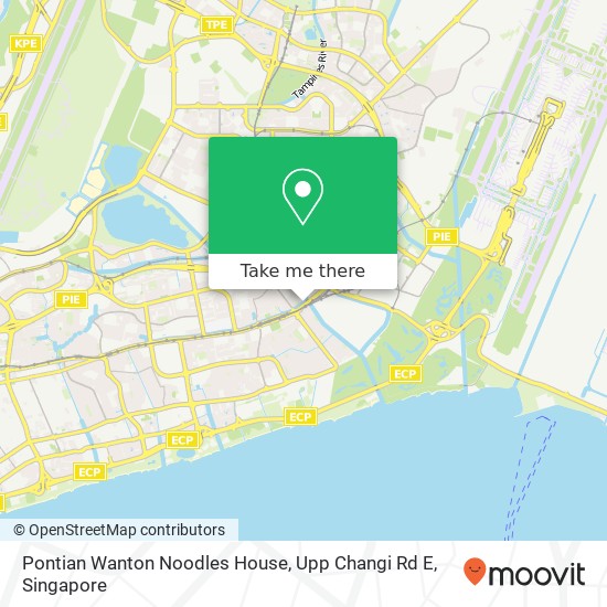 Pontian Wanton Noodles House, Upp Changi Rd E map