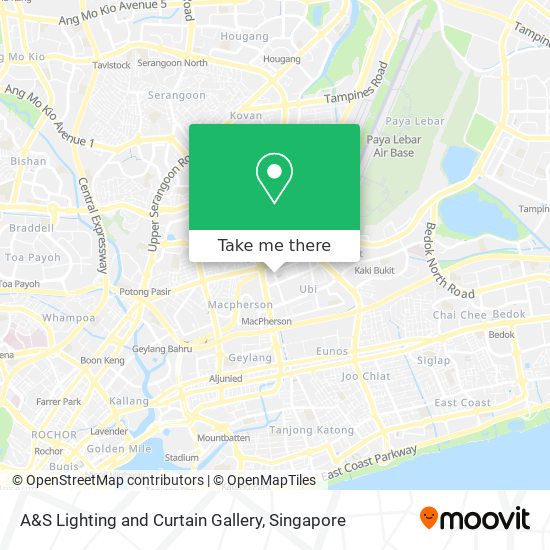 A&S Lighting and Curtain Gallery map