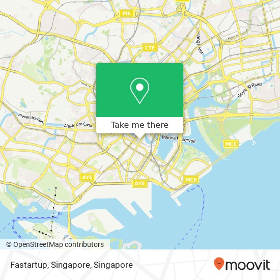 Fastartup, Singapore map