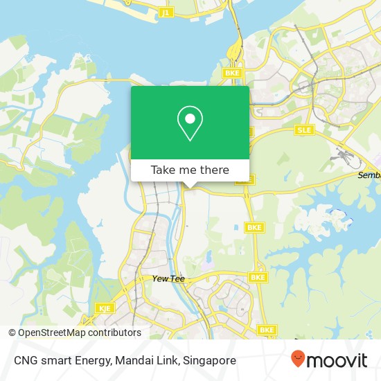 CNG smart Energy, Mandai Link map