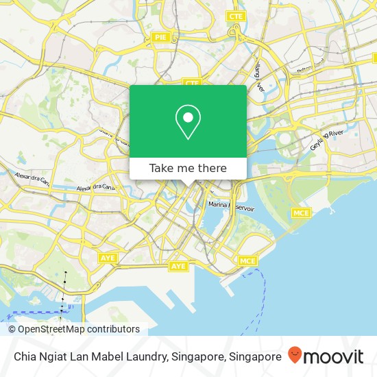 Chia Ngiat Lan Mabel Laundry, Singapore map