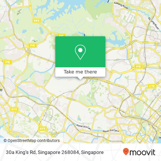 30a King's Rd, Singapore 268084地图
