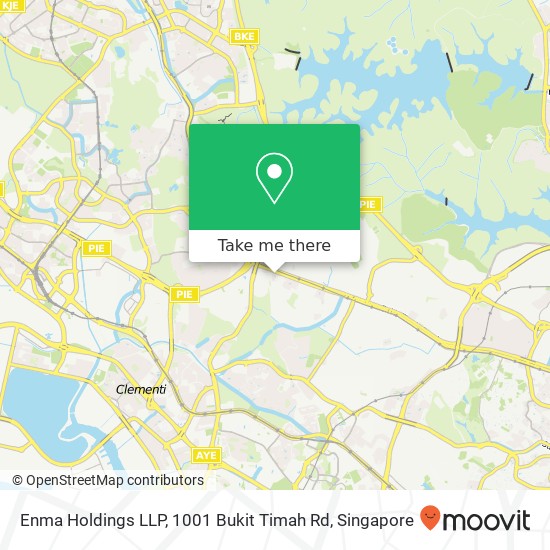 Enma Holdings LLP, 1001 Bukit Timah Rd map