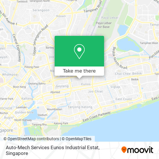 Auto-Mech Services Eunos Industrial Estat map