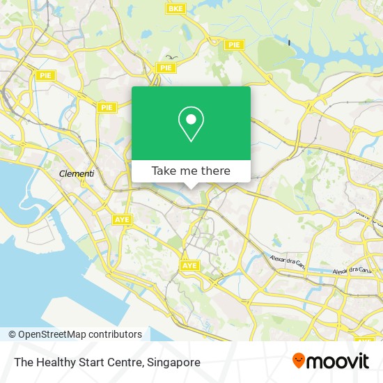 The Healthy Start Centre map