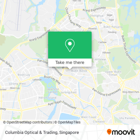 Columbia Optical & Trading map