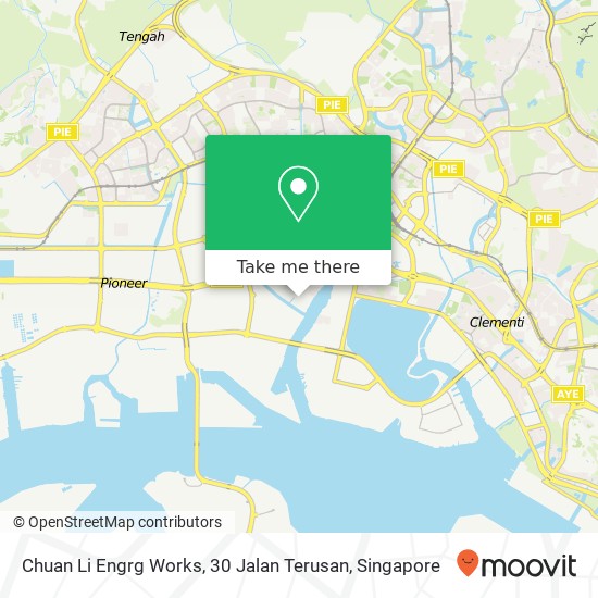 Chuan Li Engrg Works, 30 Jalan Terusan地图