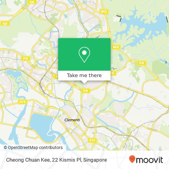 Cheong Chuan Kee, 22 Kismis Pl map