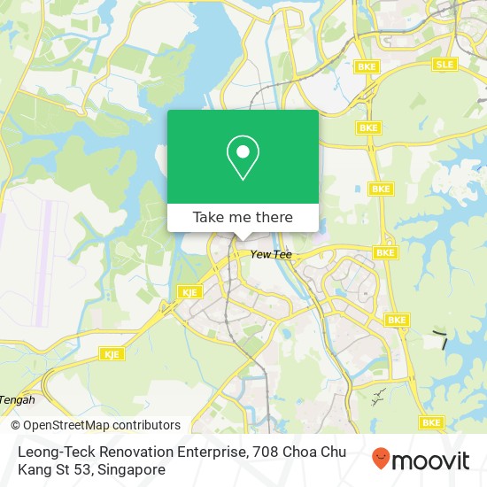 Leong-Teck Renovation Enterprise, 708 Choa Chu Kang St 53 map