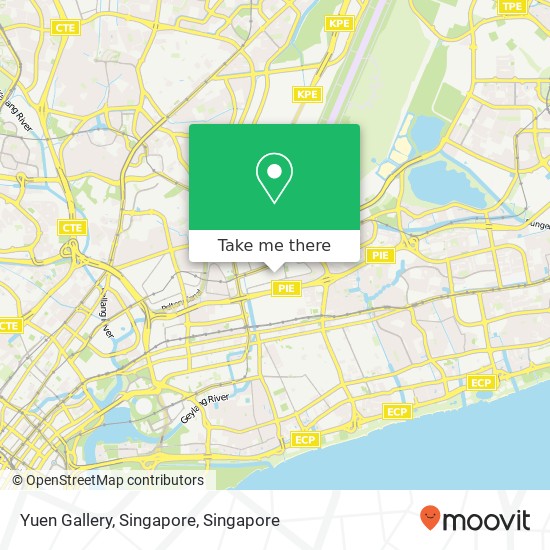 Yuen Gallery, Singapore map