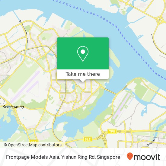 Frontpage Models Asia, Yishun Ring Rd地图