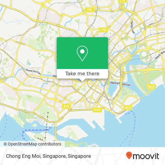 Chong Eng Moi, Singapore map
