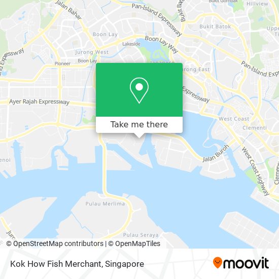 Kok How Fish Merchant map