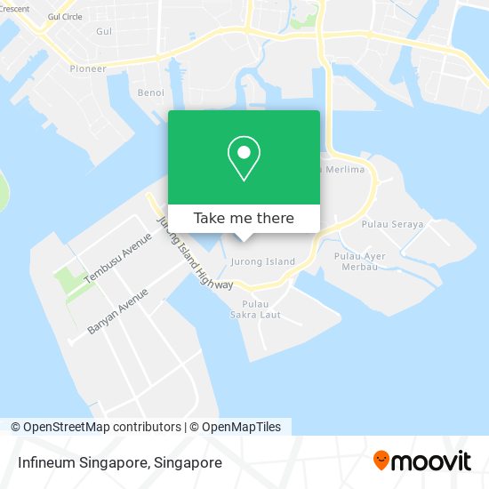 Infineum Singapore map