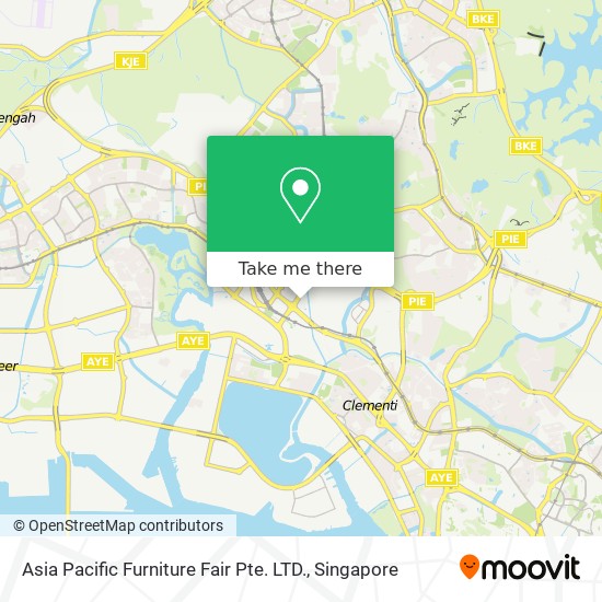 Asia Pacific Furniture Fair Pte. LTD. map