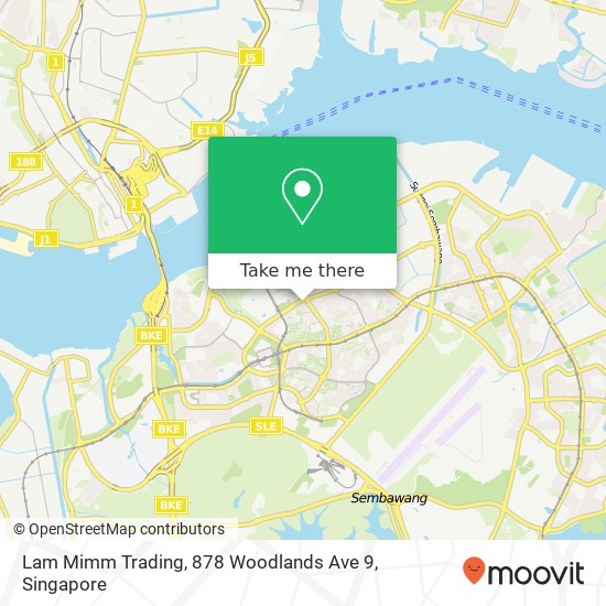 Lam Mimm Trading, 878 Woodlands Ave 9地图