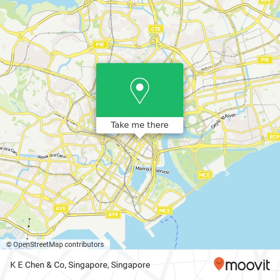 K E Chen & Co, Singapore地图