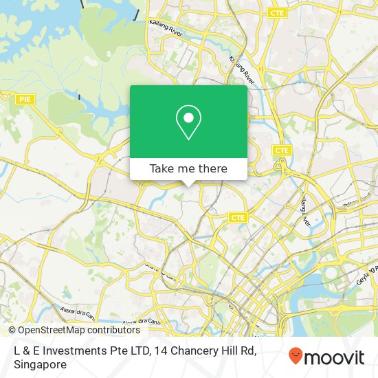 L & E Investments Pte LTD, 14 Chancery Hill Rd map