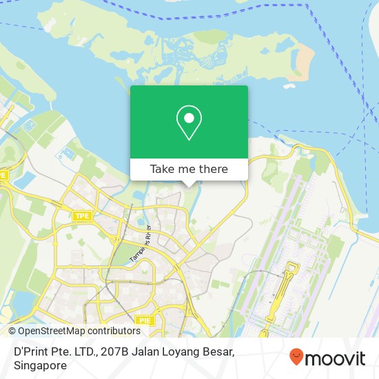D'Print Pte. LTD., 207B Jalan Loyang Besar map