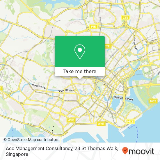 Acc Management Consultancy, 23 St Thomas Walk地图