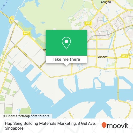 Hap Seng Building Materials Marketing, 8 Gul Ave map