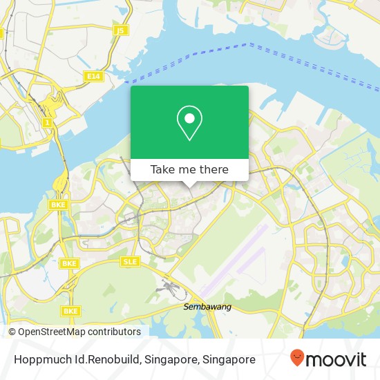 Hoppmuch Id.Renobuild, Singapore地图