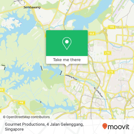 Gourmet Productions, 4 Jalan Gelenggang map