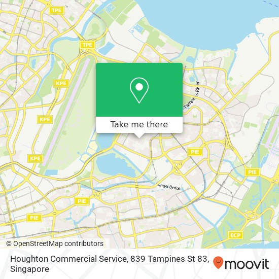 Houghton Commercial Service, 839 Tampines St 83 map