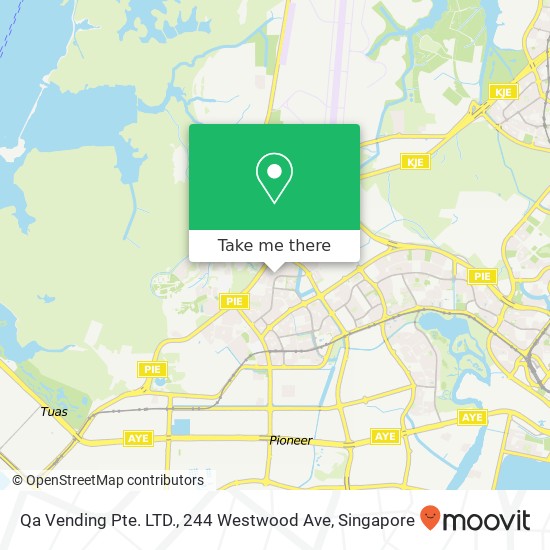 Qa Vending Pte. LTD., 244 Westwood Ave map