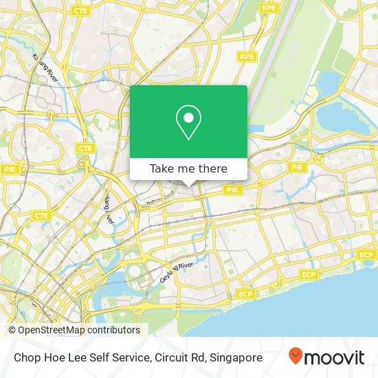 Chop Hoe Lee Self Service, Circuit Rd map