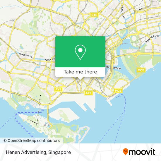 Henen Advertising map