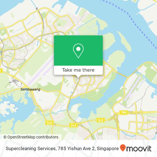 Supercleaning Services, 785 Yishun Ave 2地图