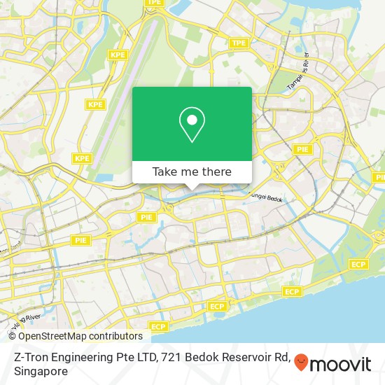 Z-Tron Engineering Pte LTD, 721 Bedok Reservoir Rd map