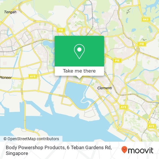 Body Powershop Products, 6 Teban Gardens Rd map