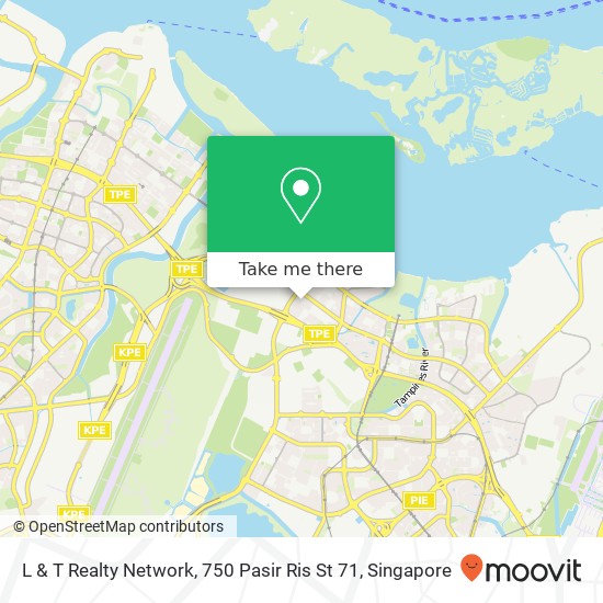 L & T Realty Network, 750 Pasir Ris St 71 map