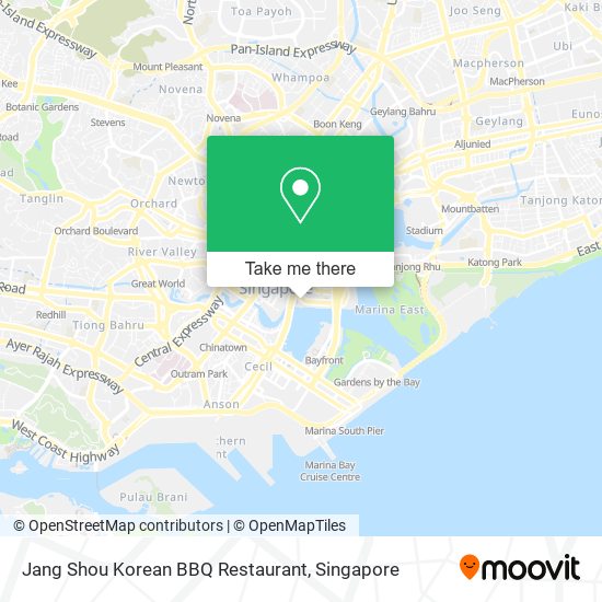 Jang Shou Korean BBQ Restaurant map
