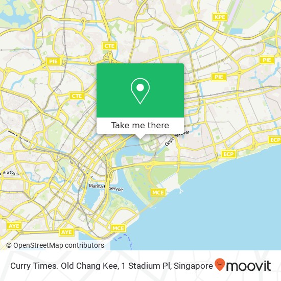 Curry Times. Old Chang Kee, 1 Stadium Pl map
