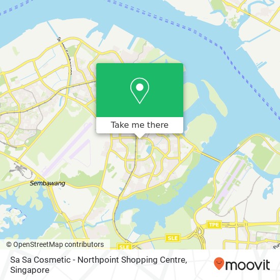 Sa Sa Cosmetic - Northpoint Shopping Centre map