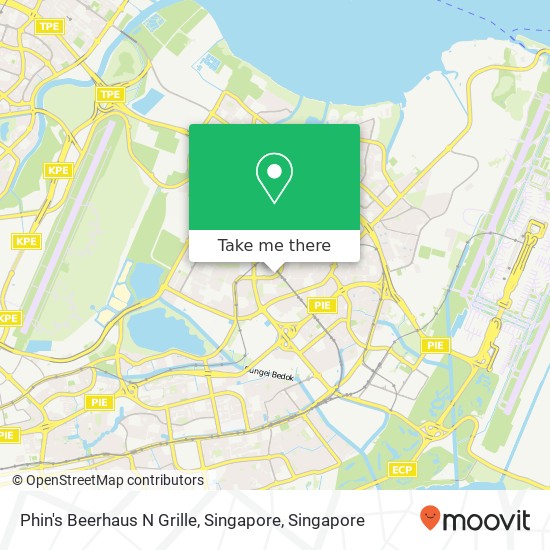 Phin's Beerhaus N Grille, Singapore地图