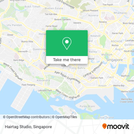 Hairtag Studio map