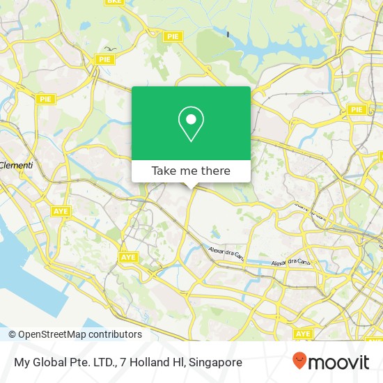 My Global Pte. LTD., 7 Holland Hl地图