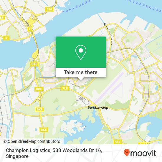 Champion Logistics, 583 Woodlands Dr 16 map