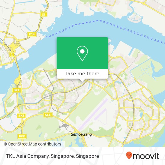 TKL Asia Company, Singapore地图
