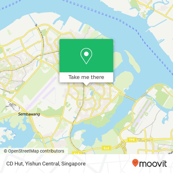 CD Hut, Yishun Central map